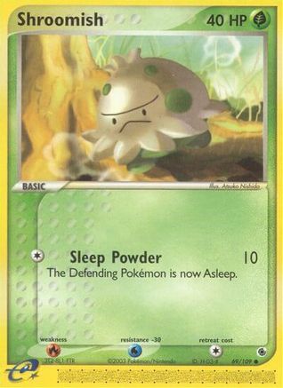 Shroomish 069/109  - Reverse Holofoil Ruby and Sapphire - Common