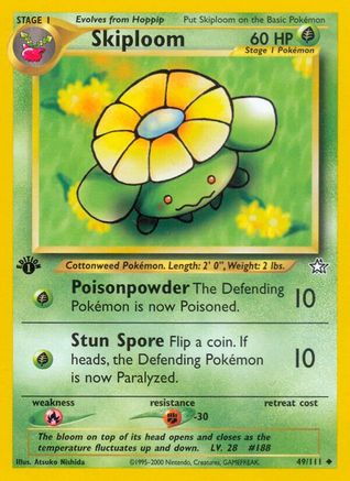 Skiploom 049/111  - 1st Edition Neo Genesis - Uncommon