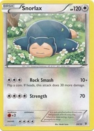 Snorlax 026  Kalos Starter Set - Common