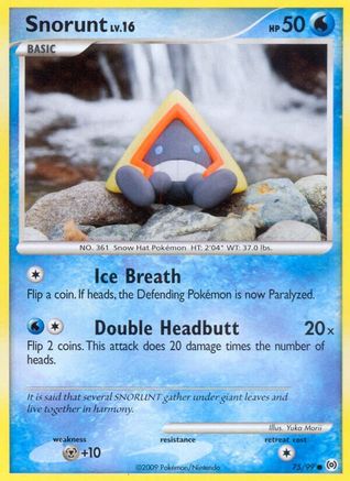 Snorunt 075/99  Arceus - Common