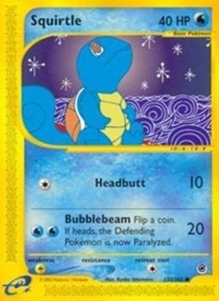 Squirtle (132) 132/165  Expedition - Common