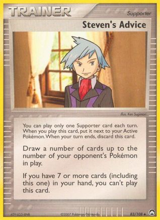 Steven's Advice 083/108  Power Keepers - Uncommon