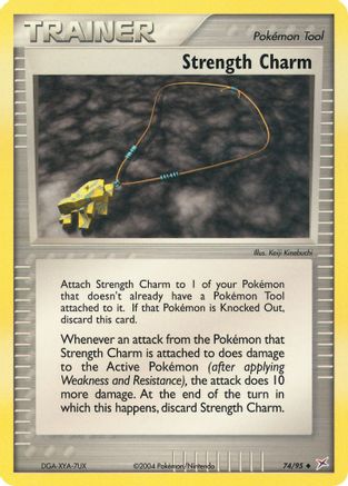Strength Charm 074  - Reverse Holofoil Team Magma vs Team Aqua - Uncommon
