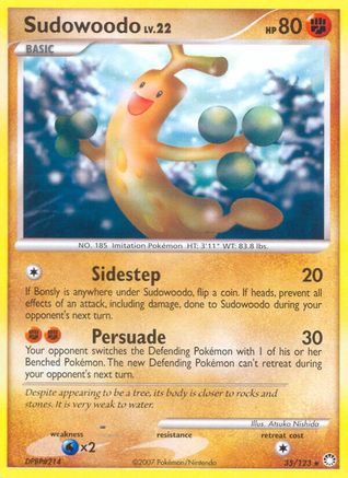 Sudowoodo 035  Mysterious Treasures - Rare