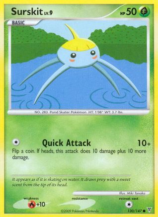 Surskit 130  - Reverse Holofoil Supreme Victors - Common