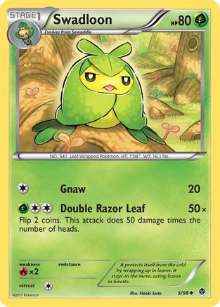 Swadloon (5) 005  - Reverse Holofoil Emerging Powers - Uncommon