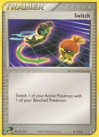 Switch 092/109  - Reverse Holofoil Ruby and Sapphire - Common