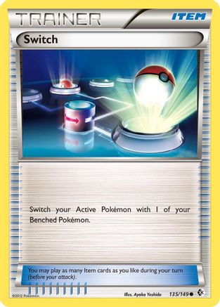 Switch 135/149  - Reverse Holofoil Boundaries Crossed - Common