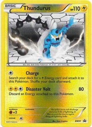 Thundurus BW41  - Reverse Holofoil Black and White Promos - Promo