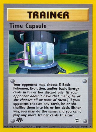 Time Capsule 090/111  - 1st Edition Neo Genesis - Rare