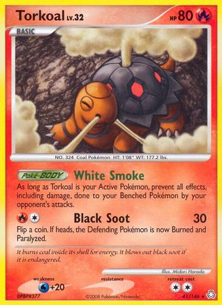 Torkoal 041  - Reverse Holofoil Legends Awakened - Rare