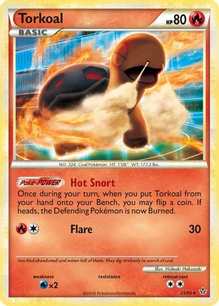 Torkoal 025  Unleashed - Rare
