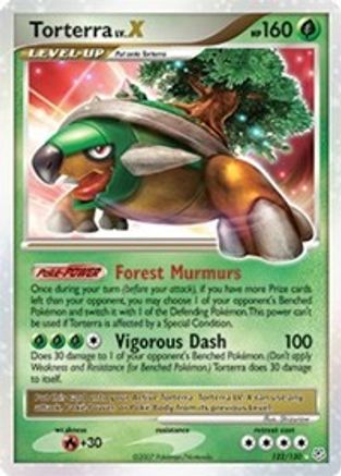 Torterra LV.X 122  - Holofoil Diamond and Pearl - Ultra Rare