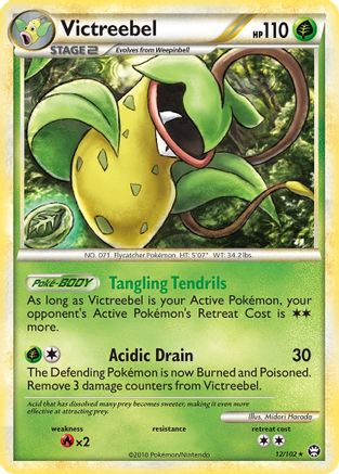 Victreebel 012  - Holofoil Triumphant - Holo Rare