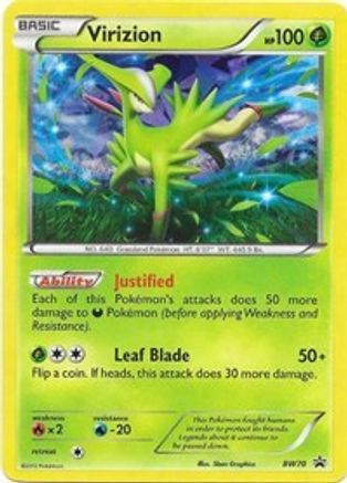 Virizion BW70  - Holofoil Black and White Promos - Promo