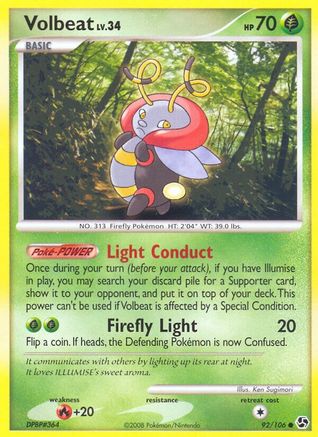 Volbeat 092  - Reverse Holofoil Great Encounters - Common