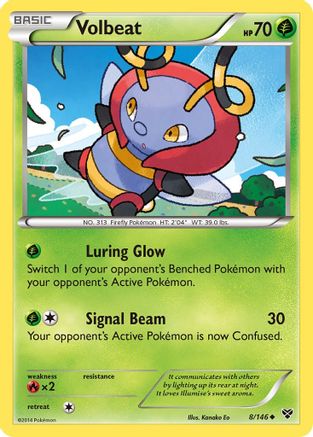 Volbeat 008  XY Base Set - Uncommon