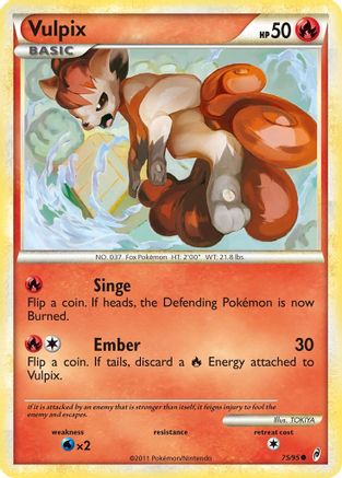 Vulpix 075/95  Call of Legends - Common