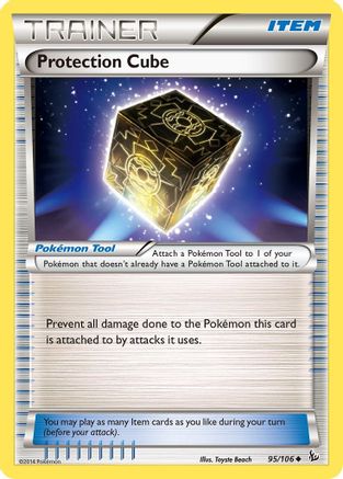 Protection Cube 095/106  - Reverse Holofoil XY  Flashfire - Uncommon