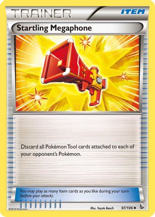 Startling Megaphone 097/106  XY  Flashfire - Uncommon