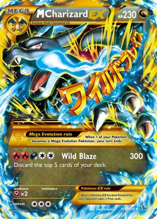 M Charizard EX (X) (Secret) 108/106  - Holofoil XY  Flashfire - Secret Rare
