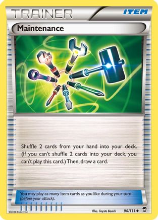 Maintenance 096  XY  Furious Fists - Uncommon
