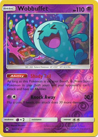Wobbuffet - 93/214 - Rare - Reverse Holofoil