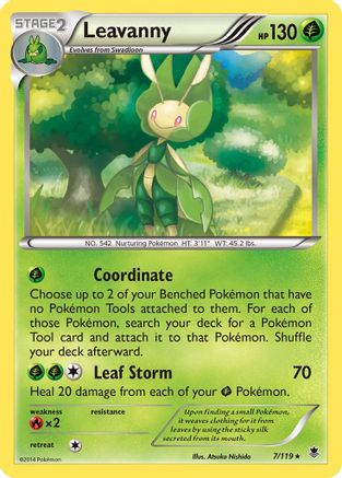 Leavanny 007/119  XY  Phantom Forces - Rare