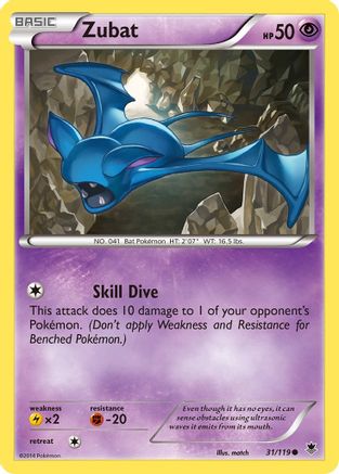 Zubat 031/119  XY  Phantom Forces - Common