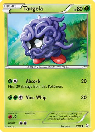 Tangela 004  XY  Primal Clash - Common