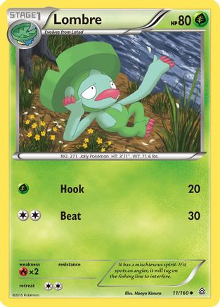 Lombre 011/160  XY  Primal Clash - Uncommon