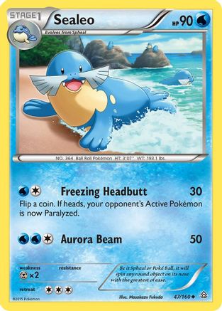 Sealeo 047/160  XY  Primal Clash - Uncommon