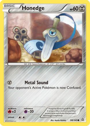 Honedge 098  XY  Primal Clash - Common