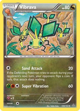 Vibrava 109  XY  Primal Clash - Uncommon