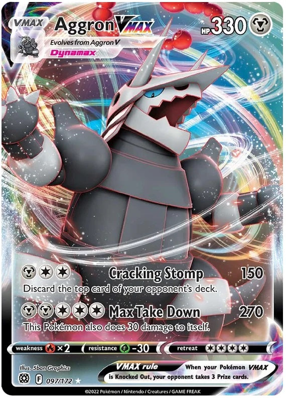Aggron VMAX - 097/172 - Ultra Rare
