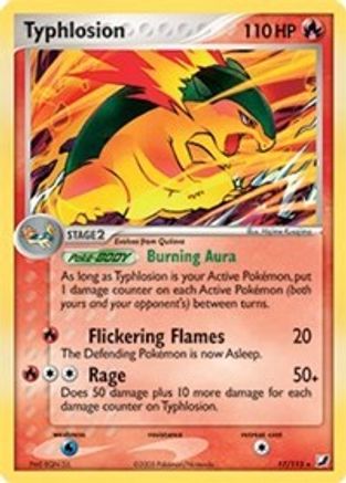 Typhlosion 017/115  Deck Exclusives - Rare