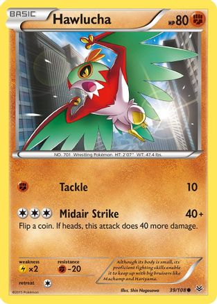Hawlucha 039/108  XY  Roaring Skies - Common