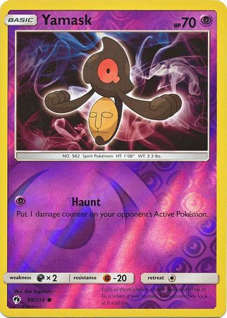Yamask - 99/214 - Common - Reverse Holofoil