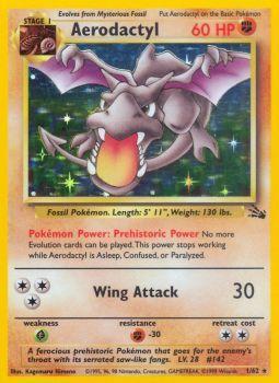 Aerodactyl (1) - 01/62 - Holo Rare - Unlimited Edition - (LP)