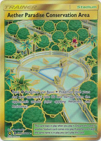 Aether Paradise Conservation Area - SV87/SV94 - Shiny Holo Rare