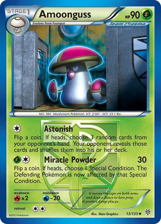 Amoonguss (Team Plasma) 13/135 - Uncommon - Reverse Holo