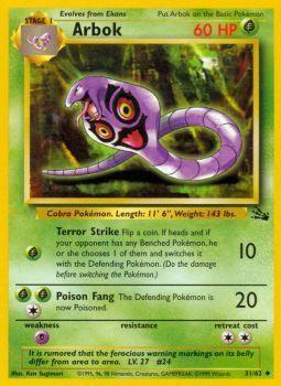 Arbok - 31/62 - Uncommon - Unlimited Edition - (MP)