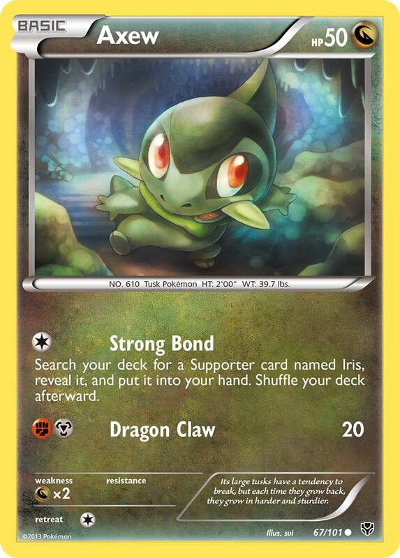 Axew 67/101 - Common - Reverse Holo