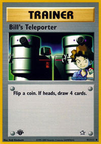 Bill's Teleporter - 91/111 - Uncommon - 1st Edition - (LP)