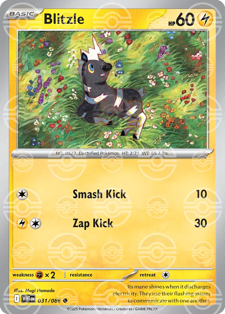 Blitzle (Poke Ball Pattern) - 031/086 - Common