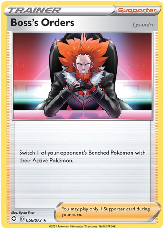 Boss's Orders - 058/072 - Rare