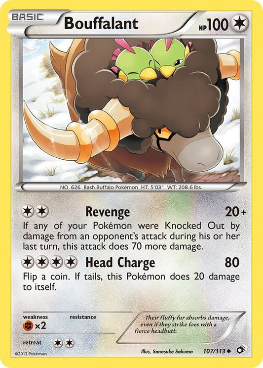 Bouffalant 107/113 - Uncommon - Reverse Holo
