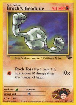 Brock's Geodude - 068/132 - Common - Unlimited Edition - (LP)