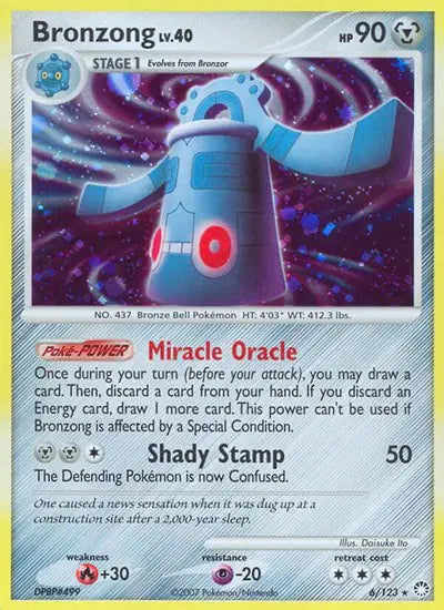Bronzong - 6/123 - Holo Rare
