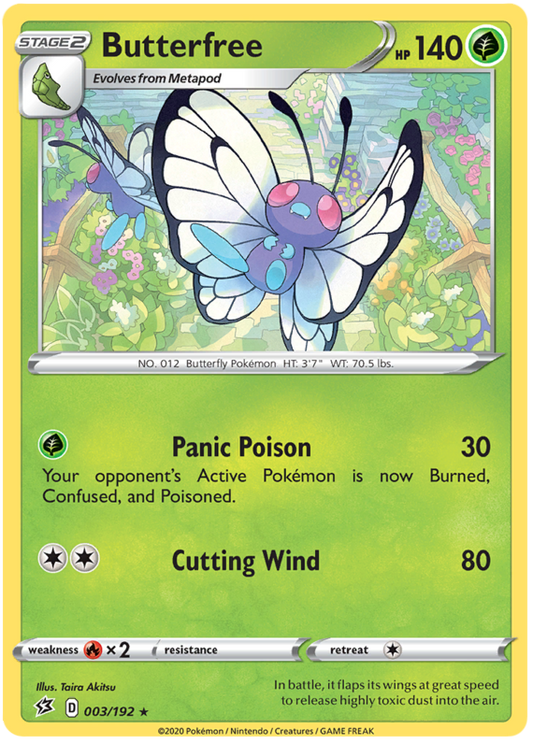 Butterfree - 003/192 - Rare